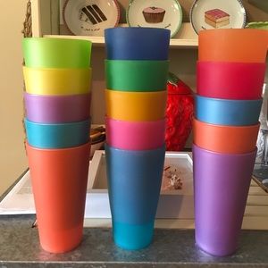 15 Multi Colored Large Tumblers